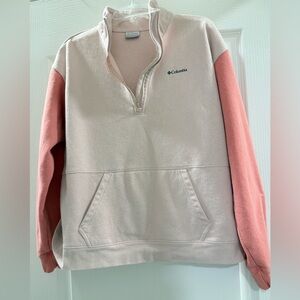 Columbia Women's Colorblock 3/4 zip up pullover size XL